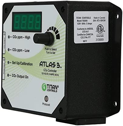 Titan Controls Day/Night Carbon Dioxide (CO2) Monitor & Controller w/ Photocell 7 Titan Controls Day/Night Carbon Dioxide (CO2) Monitor & Controller w/ Photocell - Image 7