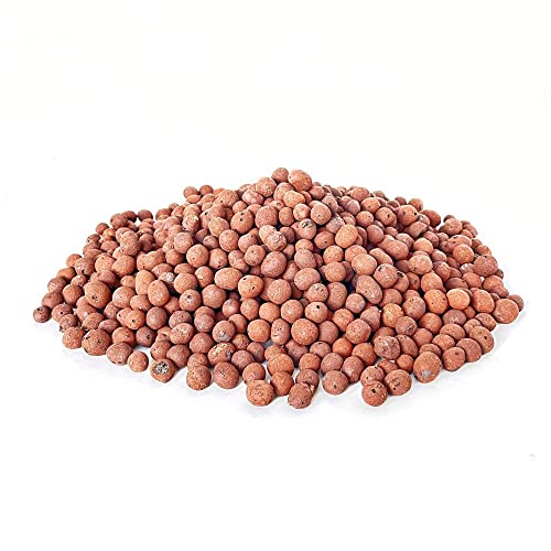 PGN Clay Pebbles for Hydroponic Growing - 10 Liters (4 Pounds) - Organic Expanded Clay Balls for Plants - PH Neutral Leca for Plants - Aquaponics and Hydroponics Supplies in a Resealable Storage Bag 1 hydroponic growing medium rocks