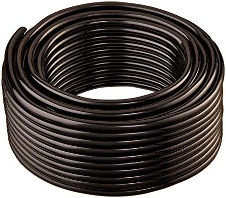 HYDROMAXX (1/2" ID x 5/8" OD x 100 ft) Flexible Non-Toxic, BPA Free, Black Vinyl Tubing 1 hydroponic tubing and fittings