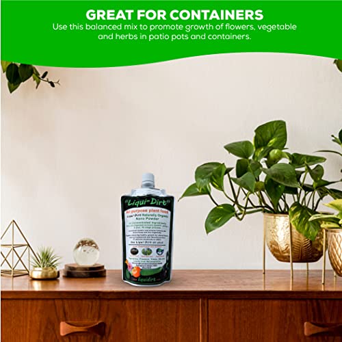 Liqui-Dirt Nano Powder All-Purpose Organic Complete Plant Food -18 Balanced Super Foods Blend of Vitamins Minerals Micro-Fungi and Bio-Organisms (50 Gallons) 6 Liqui-Dirt Nano Powder All-Purpose Organic Complete Plant Food -18 Balanced Super Foods Blend of Vitamins Minerals Micro-Fungi and Bio-Organisms (50 Gallons) - Image 6