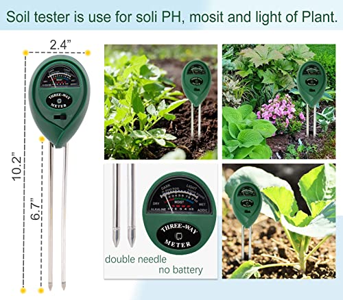 PH Tester, TDS PPM Meter, Soil PH Meter 3-in-1 PH/EC Digital Kit - Lab PH Meters, Soil Moisture Tester, TDS and EC Pen Combo for Water, Home, Hydroponics, Plants Garden Soil and Aquarium 5 PH Tester, TDS PPM Meter, Soil PH Meter 3-in-1 PH/EC Digital Kit - Lab PH Meters, Soil Moisture Tester, TDS and EC Pen Combo for Water, Home, Hydroponics, Plants Garden Soil and Aquarium - Image 5