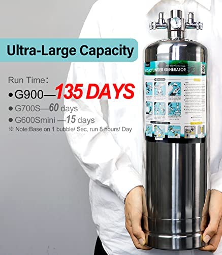 Clscea 5.5L CO2 Cylinder Generator CO2 System Kit 2 Clscea 5.5L CO2 Cylinder Generator CO2 System Kit - Image 2