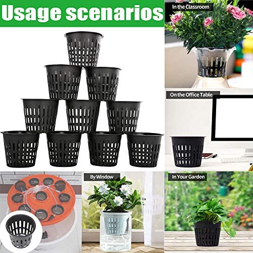 Baaxxango 50 PCS 3 Inch Heavy Duty Net Pots,Hydroponic Cups,Garden Slotted Mesh Net Cups,Plant Nursery Net Pots for Hydroponics,Slotted Mesh 7 Baaxxango 50 PCS 3 Inch Heavy Duty Net Pots,Hydroponic Cups,Garden Slotted Mesh Net Cups,Plant Nursery Net Pots for Hydroponics,Slotted Mesh - Image 7
