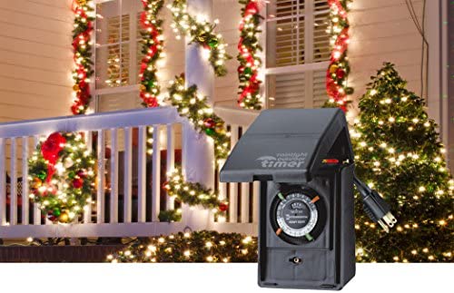 Intermatic P1121 Heavy Duty Outdoor Timer 15 Amp/1 HP for Pumps, Aerators, Heaters, Holiday Decorations and Landscape Lighting , Black 2 Intermatic P1121 Heavy Duty Outdoor Timer 15 Amp/1 HP for Pumps, Aerators, Heaters, Holiday Decorations and Landscape Lighting , Black - Image 2