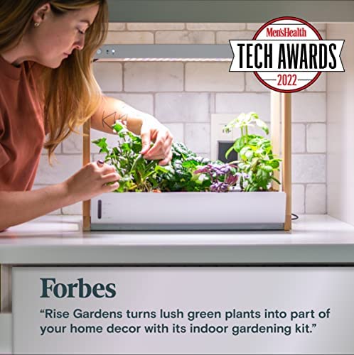 Rise Gardens Personal Garden and Starter Kit | Hydroponics Growing System, Wi-Fi & App Controlled Indoor Garden with Growing Lights & Self-Watering System | Includes 8 Seed Pods & 6 Weeks Nutrients 2 Rise Gardens Personal Garden and Starter Kit | Hydroponics Growing System, Wi-Fi & App Controlled Indoor Garden with Growing Lights & Self-Watering System | Includes 8 Seed Pods & 6 Weeks Nutrients - Image 2