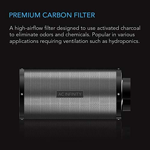 AC Infinity Air Carbon Filter 6" with Premium Australian Virgin Charcoal 2 AC Infinity Air Carbon Filter 6" with Premium Australian Virgin Charcoal - Image 2
