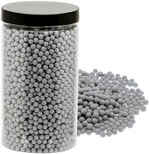 wohohoho 2.2lbs Mini Hydroponics Clay Pebbles Balls, Upgraded 3mm-5mm Grey Hydro Ceramsite, Horticultural Plant Top-Dressing Decorative Rocks for Aquaponics, Drainage Water, Purification, Cultivation 1 hydroponic growing medium rocks