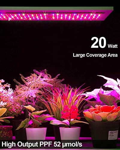 DOMMIA Grow Lights for Indoor Plants, 20W Ultra-Thin Invisible Plant Light, Full Spectrum Led Grow Lamp with 144 LEDs, DIY Assembly Grow Light Strip for Indoor Garden Greenhouse Aquarium Hydroponic 5 DOMMIA Grow Lights for Indoor Plants, 20W Ultra-Thin Invisible Plant Light, Full Spectrum Led Grow Lamp with 144 LEDs, DIY Assembly Grow Light Strip for Indoor Garden Greenhouse Aquarium Hydroponic - Image 5