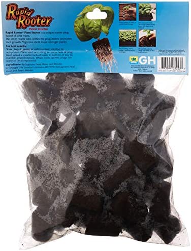 General Hydroponics Rapid Rooter, Starter Plug for Seeds or Cuttings, Great for Soil or Hydroponics Growing System, 50 Plugs 2 General Hydroponics Rapid Rooter, Starter Plug for Seeds or Cuttings, Great for Soil or Hydroponics Growing System, 50 Plugs - Image 2