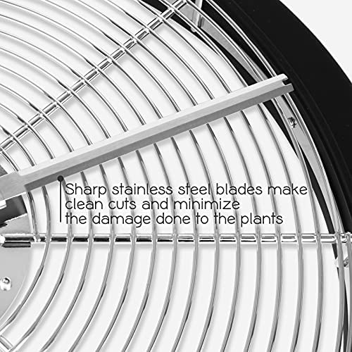 iPower Bud Leaf Bowl Trimmer 24" Twisted Spin Cut for Hydroponics with Sharp Stainless Steel Blades Upgraded Gears, Clear Visibility Dome, 6.5" Curved Gardening Hand Pruner Included 10 iPower Bud Leaf Bowl Trimmer 24" Twisted Spin Cut for Hydroponics with Sharp Stainless Steel Blades Upgraded Gears, Clear Visibility Dome, 6.5" Curved Gardening Hand Pruner Included - Image 10