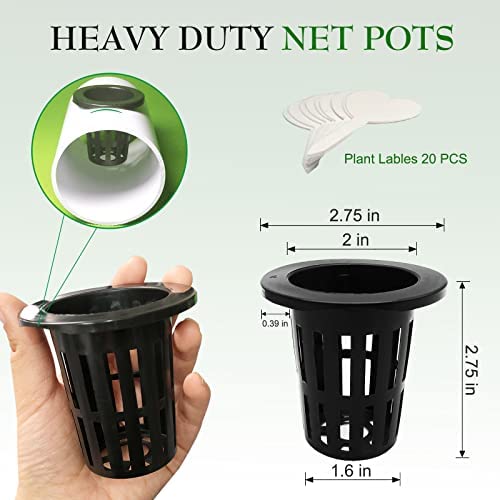 Tmtamye 100 Pack 2 inch Net Pots Hydroponics Supplies Cups 4 Tmtamye 100 Pack 2 inch Net Pots Hydroponics Supplies Cups - Image 4