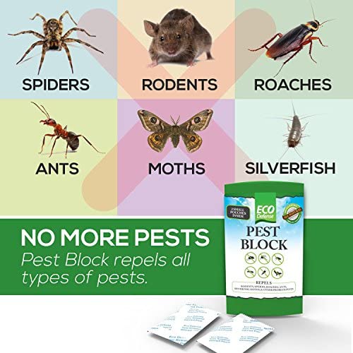 Eco Defense Pest Control Pouches - All Natural - Repels Rodents, Spiders, Roaches, Ants, Moths, Squirrels, & Other Pests 4 Eco Defense Pest Control Pouches - All Natural - Repels Rodents, Spiders, Roaches, Ants, Moths, Squirrels, & Other Pests - Image 4