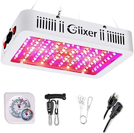 Giixer 1000W LED Grow Light, Dual Switch & Dual Chips Full Spectrum LED Grow Light Hydroponic Indoor Plants Veg and Flower-1000 watt ( 10W LEDs 100Pcs) 1 hydroponic grow lights led