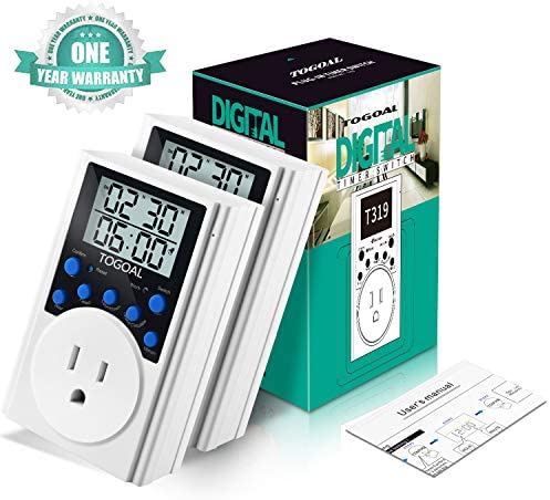 Digital Infinite Repeat Cycle Timer Plug with Countdown and 24 Hour Daily on-Off Programs for Electrical Outlets 7 Digital Infinite Repeat Cycle Timer Plug with Countdown and 24 Hour Daily on-Off Programs for Electrical Outlets - Image 7