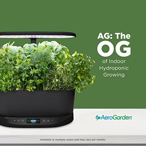 AeroGarden Bounty - Indoor Garden with LED Grow Light, WiFi and Alexa Compatible, Black 4 AeroGarden Bounty - Indoor Garden with LED Grow Light, WiFi and Alexa Compatible, Black - Image 4