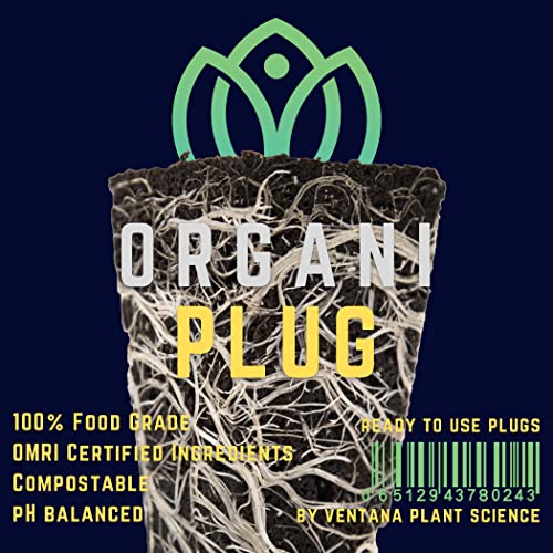 VPS OrganiPlug Hydroponic Seed Starter Plugs - 100 PK Rapid Root Starter Pods for Plant Cloning Plugs - Seed Growing Plugs for Cuttings - Fits Standard Tray 9 VPS OrganiPlug Hydroponic Seed Starter Plugs - 100 PK Rapid Root Starter Pods for Plant Cloning Plugs - Seed Growing Plugs for Cuttings - Fits Standard Tray - Image 9