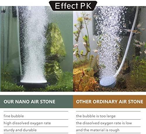 hygger Aquarium Air Stone, Bubble Stone Fish Tank Oxygen Stone Ultra Silent Deep Dissolving Oxygen Diffuser Kit for Aquarium Fish Tank and Hydroponic (Black, 4 Inch) 5 hygger Aquarium Air Stone, Bubble Stone Fish Tank Oxygen Stone Ultra Silent Deep Dissolving Oxygen Diffuser Kit for Aquarium Fish Tank and Hydroponic (Black, 4 Inch) - Image 5