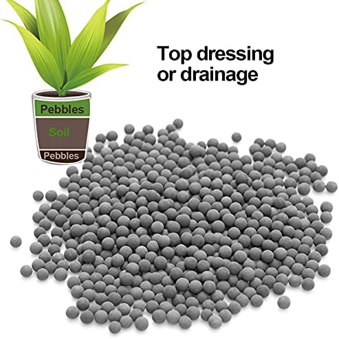 wohohoho 2.2lbs Mini Hydroponics Clay Pebbles Balls, Upgraded 3mm-5mm Grey Hydro Ceramsite, Horticultural Plant Top-Dressing Decorative Rocks for Aquaponics, Drainage Water, Purification, Cultivation 4 wohohoho 2.2lbs Mini Hydroponics Clay Pebbles Balls, Upgraded 3mm-5mm Grey Hydro Ceramsite, Horticultural Plant Top-Dressing Decorative Rocks for Aquaponics, Drainage Water, Purification, Cultivation - Image 4