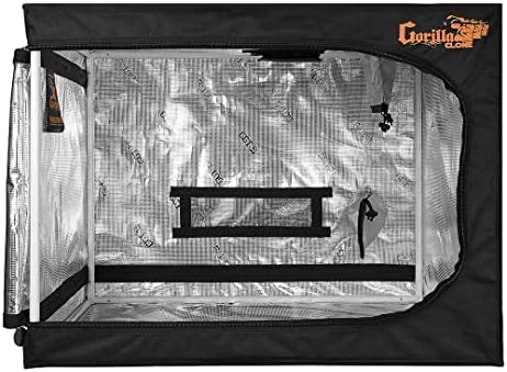 Gorilla Clone Tent | Complete Reflective Hydroponic Grow Tent for Seedlings and Cloning Plants, with Windows, Double-Cinching Ducts, and Micro-Mesh Pre-Filters (24" x 24" x 32") 8 Gorilla Clone Tent | Complete Reflective Hydroponic Grow Tent for Seedlings and Cloning Plants, with Windows, Double-Cinching Ducts, and Micro-Mesh Pre-Filters (24" x 24" x 32") - Image 8