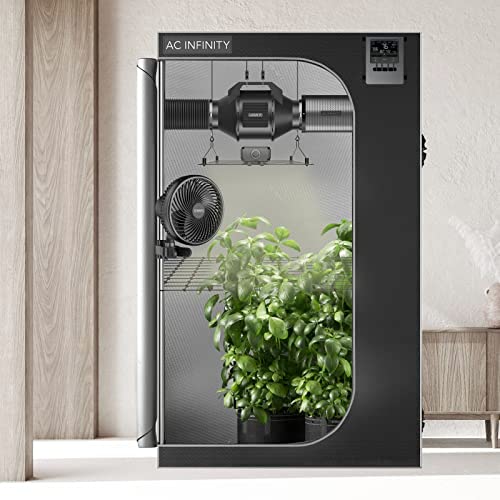 AC Infinity Advance Grow System 4x4, 4-Plant Kit, WiFi-Integrated Grow Tent Kit, Automate Ventilation, Circulation, Schedule Full Spectrum Samsung LM301B LED Grow Light, 2000D Mylar Tent 8 AC Infinity Advance Grow System 4x4, 4-Plant Kit, WiFi-Integrated Grow Tent Kit, Automate Ventilation, Circulation, Schedule Full Spectrum Samsung LM301B LED Grow Light, 2000D Mylar Tent - Image 8
