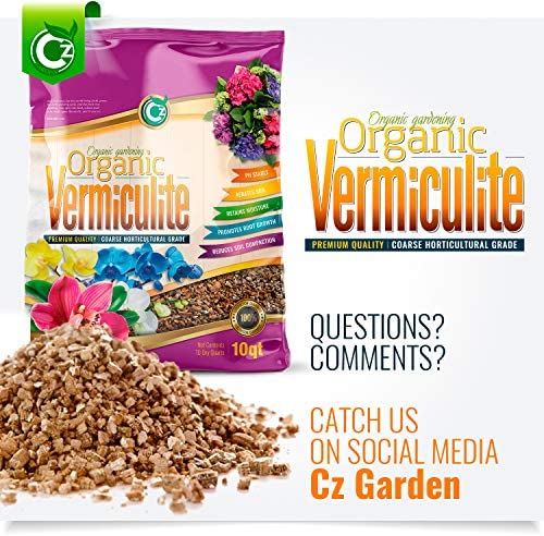 Organic Coarse Vermiculite - Made in USA for All Indoor/Outdoor Plants & Organic Gardens - Horticultural Soil Amendment Additive Conditioner Grow Media for Hydroponics, Mushroom Cultivation and more! 8 Organic Coarse Vermiculite - Made in USA for All Indoor/Outdoor Plants & Organic Gardens - Horticultural Soil Amendment Additive Conditioner Grow Media for Hydroponics, Mushroom Cultivation and more! - Image 8