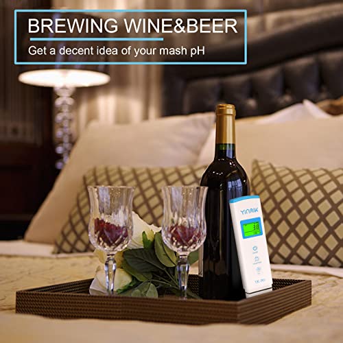 YINMIK pH Meter, Digital pH Tester for Hydroponics, pH Temp Meter with Horizontal Display for Pool, Spa, Hot Tub, Indoor Plants, Koi Ponds, Drinking Water, Wine Beer Making, Aquarium, Aquaculture 6 YINMIK pH Meter, Digital pH Tester for Hydroponics, pH Temp Meter with Horizontal Display for Pool, Spa, Hot Tub, Indoor Plants, Koi Ponds, Drinking Water, Wine Beer Making, Aquarium, Aquaculture - Image 6