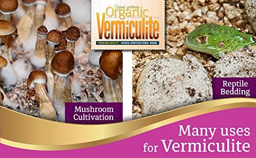 Organic Coarse Vermiculite - Made in USA for All Indoor/Outdoor Plants & Organic Gardens - Horticultural Soil Amendment Additive Conditioner Grow Media for Hydroponics, Mushroom Cultivation and more! 7 Organic Coarse Vermiculite - Made in USA for All Indoor/Outdoor Plants & Organic Gardens - Horticultural Soil Amendment Additive Conditioner Grow Media for Hydroponics, Mushroom Cultivation and more! - Image 7