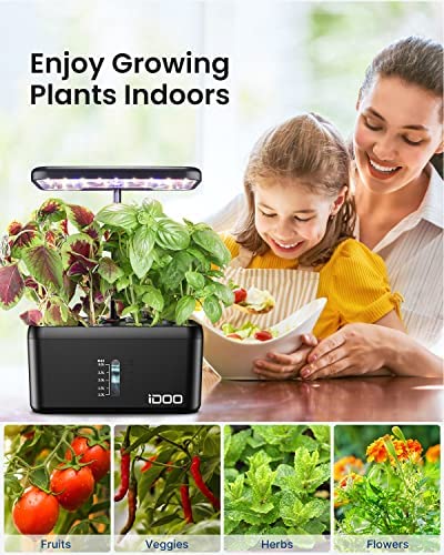 iDOO 8 Pods Hydroponic Growing System, Hydro Indoor Herb Garden Up to 15", Plants Germination Kit with Pump System 7 iDOO 8 Pods Hydroponic Growing System, Hydro Indoor Herb Garden Up to 15", Plants Germination Kit with Pump System - Image 7