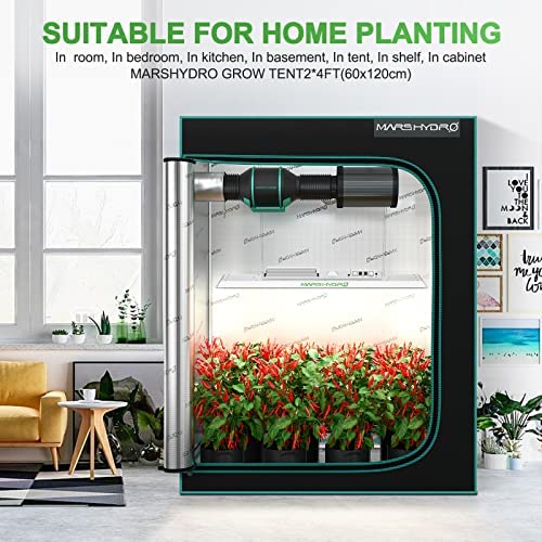MARS HYDRO 2023 New TSL2000 Led Grow Light 300 watt 2x4ft Coverage Full Spectrum Growing Lamps for Indoor Plants Dimmable Daisy Chain Seeding Veg Bloom Light for Hydroponics Greenhouse Indoor 6 MARS HYDRO 2023 New TSL2000 Led Grow Light 300 watt 2x4ft Coverage Full Spectrum Growing Lamps for Indoor Plants Dimmable Daisy Chain Seeding Veg Bloom Light for Hydroponics Greenhouse Indoor - Image 6