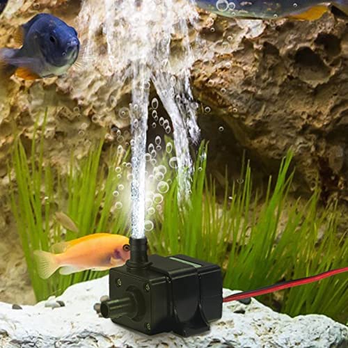 12V Submersible Water Pump 3.6W Fountain Pump 63 Gallons Water Pump with 118" High Lift for Hydroponic Aquarium Fountains Fish Tank (4 Pcs) 6 12V Submersible Water Pump 3.6W Fountain Pump 63 Gallons Water Pump with 118" High Lift for Hydroponic Aquarium Fountains Fish Tank (4 Pcs) - Image 6