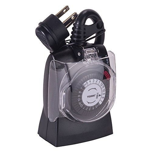 NSI TORK 602b Mechanical Outdoor Plug-in Timer, 2 Outlets, Grounded/Outdoor Lighting Timer 15-Amp 24-Hour Mechanical Plug-In General Purpose Timer with 6 1/2-Inch Cord - Multiple On/Off Settings 10 NSI TORK 602b Mechanical Outdoor Plug-in Timer, 2 Outlets, Grounded/Outdoor Lighting Timer 15-Amp 24-Hour Mechanical Plug-In General Purpose Timer with 6 1/2-Inch Cord - Multiple On/Off Settings - Image 10