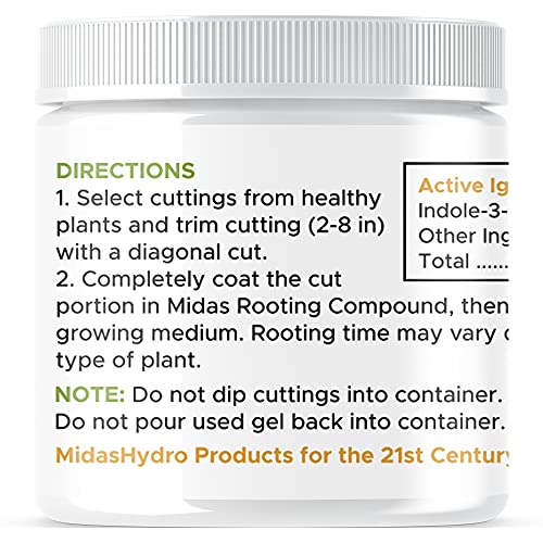 Rooting Gel for Cuttings – IBA Rooting Hormone - Cloning Gel for Strong Clones - Key to Plant Cloning - Midas Products Rooting Gel Hormone for Cuttings 4oz - for Professional and Home Based Growers 6 Rooting Gel for Cuttings – IBA Rooting Hormone - Cloning Gel for Strong Clones - Key to Plant Cloning - Midas Products Rooting Gel Hormone for Cuttings 4oz - for Professional and Home Based Growers - Image 6