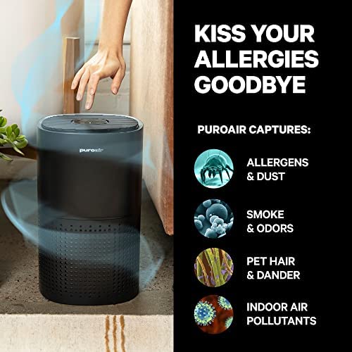 PuroAir HEPA 14 Air Purifier for Home Large Room - Covers 1,115 Sq Ft - Hospital-Grade Air Filter - Air Purifier for Allergies and Pets - Filters 99.99% of Pet Dander, Smoke, Allergens, Dust, Odors, Mold 4 PuroAir HEPA 14 Air Purifier for Home Large Room - Covers 1,115 Sq Ft - Hospital-Grade Air Filter - Air Purifier for Allergies and Pets - Filters 99.99% of Pet Dander, Smoke, Allergens, Dust, Odors, Mold - Image 4
