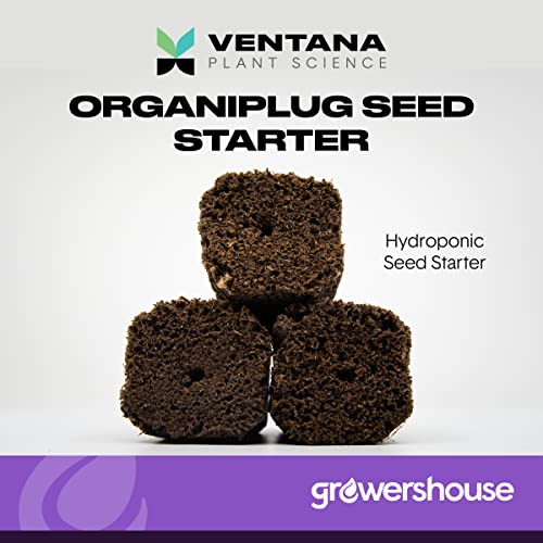 VPS OrganiPlug Hydroponic Seed Starter Plugs - 100 PK Rapid Root Starter Pods for Plant Cloning Plugs - Seed Growing Plugs for Cuttings - Fits Standard Tray 2 VPS OrganiPlug Hydroponic Seed Starter Plugs - 100 PK Rapid Root Starter Pods for Plant Cloning Plugs - Seed Growing Plugs for Cuttings - Fits Standard Tray - Image 2