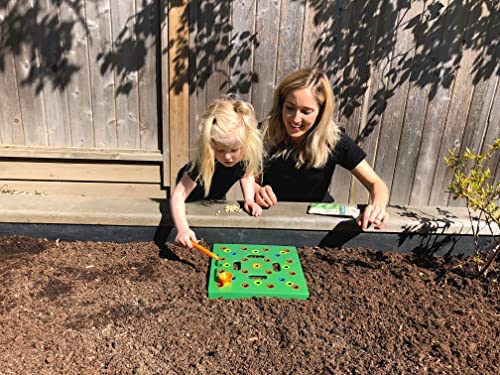 Seeding Square – Seed Sowing Template for Maximum Harvest - Square Foot Gardening Tool Kit – Includes: Color Coded Seed Spacer & Magnetic Seed Dibber/Seed Ruler/Seed Spoon & Vegetable Planting Guide 8 Seeding Square – Seed Sowing Template for Maximum Harvest - Square Foot Gardening Tool Kit – Includes: Color Coded Seed Spacer & Magnetic Seed Dibber/Seed Ruler/Seed Spoon & Vegetable Planting Guide - Image 8