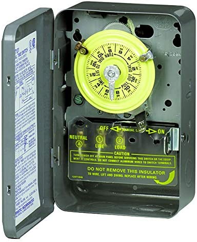 Intermatic T104 Electromechanical Timer, 208-277 V, 40 A, 1-23 Hr, 1-12 Cycles Per Day, Gray 2 Intermatic T104 Electromechanical Timer, 208-277 V, 40 A, 1-23 Hr, 1-12 Cycles Per Day, Gray - Image 2