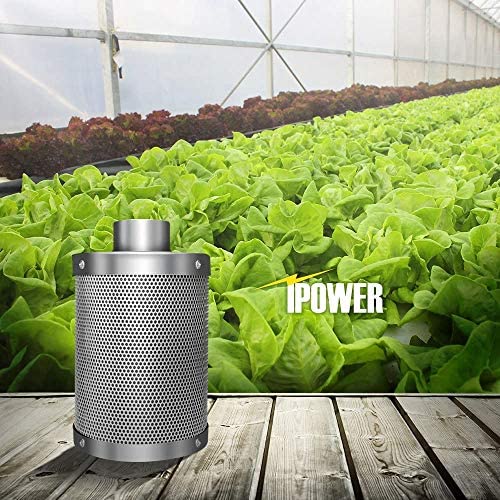 iPower 10 Inch Air Carbon Filter with Australia Virgin C for Inline Duct Fan, Grow Tent, Odor Scrubber Control, Hydroponics, Prefilter Included, 10", Reversible Flange 7 iPower 10 Inch Air Carbon Filter with Australia Virgin C for Inline Duct Fan, Grow Tent, Odor Scrubber Control, Hydroponics, Prefilter Included, 10", Reversible Flange - Image 7