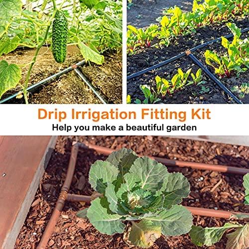 JOYPRO 24 Pieces Drip Irrigation Barbed Tee Fittings for 1/2” Tubing (0.600”ID) - Drip Tees (17mm) Irrigation Tubing Connectors for Drip Sprinkler Garden Lawn Systems 6 JOYPRO 24 Pieces Drip Irrigation Barbed Tee Fittings for 1/2” Tubing (0.600”ID) - Drip Tees (17mm) Irrigation Tubing Connectors for Drip Sprinkler Garden Lawn Systems - Image 6