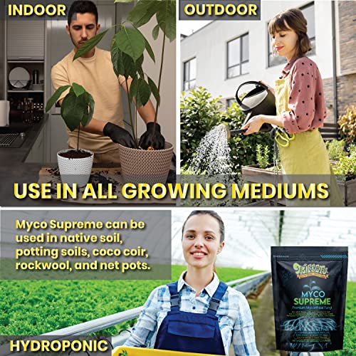 Mycorrhizal Fungi Root Enhancer for Plants - Bigger, Stronger, Healthier Roots, Use in Soil and Mycorrhizae Hydroponic - Super 20X Concentrated - Trifecta Myco Supreme (57 Grams / 2 OZ) 5 Mycorrhizal Fungi Root Enhancer for Plants - Bigger, Stronger, Healthier Roots, Use in Soil and Mycorrhizae Hydroponic - Super 20X Concentrated - Trifecta Myco Supreme (57 Grams / 2 OZ) - Image 5