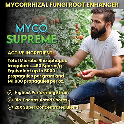 Mycorrhizal Fungi Root Enhancer for Plants - Bigger, Stronger, Healthier Roots, Use in Soil and Mycorrhizae Hydroponic - Super 20X Concentrated - Trifecta Myco Supreme (57 Grams / 2 OZ) 3 Mycorrhizal Fungi Root Enhancer for Plants - Bigger, Stronger, Healthier Roots, Use in Soil and Mycorrhizae Hydroponic - Super 20X Concentrated - Trifecta Myco Supreme (57 Grams / 2 OZ) - Image 3