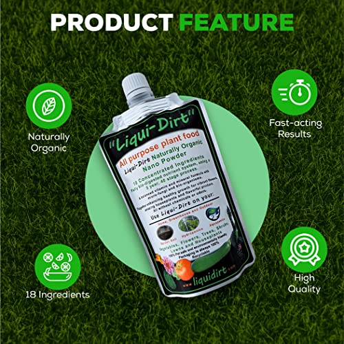 Liqui-Dirt Nano Powder All-Purpose Organic Complete Plant Food -18 Balanced Super Foods Blend of Vitamins Minerals Micro-Fungi and Bio-Organisms (50 Gallons) 3 Liqui-Dirt Nano Powder All-Purpose Organic Complete Plant Food -18 Balanced Super Foods Blend of Vitamins Minerals Micro-Fungi and Bio-Organisms (50 Gallons) - Image 3