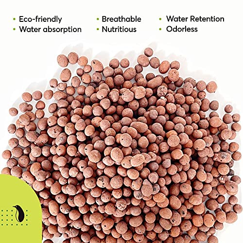 PGN Clay Pebbles for Hydroponic Growing - 10 Liters (4 Pounds) - Organic Expanded Clay Balls for Plants - PH Neutral Leca for Plants - Aquaponics and Hydroponics Supplies in a Resealable Storage Bag 5 PGN Clay Pebbles for Hydroponic Growing - 10 Liters (4 Pounds) - Organic Expanded Clay Balls for Plants - PH Neutral Leca for Plants - Aquaponics and Hydroponics Supplies in a Resealable Storage Bag - Image 5