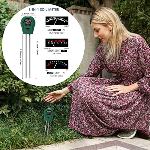 CANNABMALL PH Meter, TDS PPM Meter and 3 in 1 Soil Moisture Meter Combo 3 CANNABMALL PH Meter, TDS PPM Meter and 3 in 1 Soil Moisture Meter Combo - Image 3