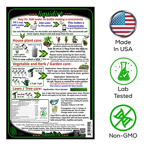 Liqui-Dirt Nano Powder All-Purpose Organic Complete Plant Food -18 Balanced Super Foods Blend of Vitamins Minerals Micro-Fungi and Bio-Organisms (50 Gallons) 2 Liqui-Dirt Nano Powder All-Purpose Organic Complete Plant Food -18 Balanced Super Foods Blend of Vitamins Minerals Micro-Fungi and Bio-Organisms (50 Gallons) - Image 2