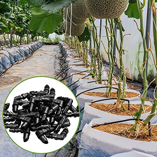 Jayee 50 Pack Drip Irrigation 1/4” Barbed Elbow Fittings, Barbed Connectors Fits Universal 1/4 Inch Drip Tubing, Irrigation Elbow for Drip or Sprinkler System 5 Jayee 50 Pack Drip Irrigation 1/4” Barbed Elbow Fittings, Barbed Connectors Fits Universal 1/4 Inch Drip Tubing, Irrigation Elbow for Drip or Sprinkler System - Image 5