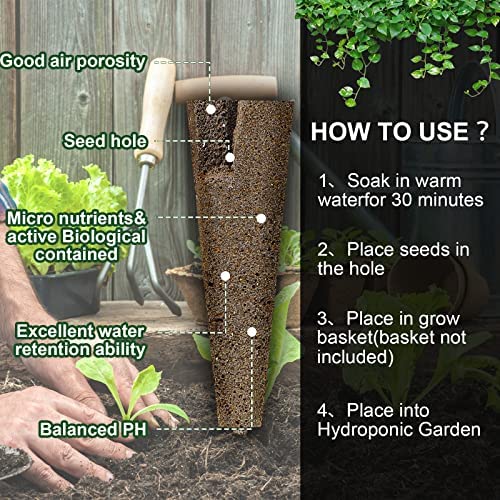 Hydroponic Garden Accessories Pod Kit Including Grow Baskets Transparent Insulation Lids Plant Grow Sponges Labels for Seed Starting System (120 Pieces) 3 Hydroponic Garden Accessories Pod Kit Including Grow Baskets Transparent Insulation Lids Plant Grow Sponges Labels for Seed Starting System (120 Pieces) - Image 3