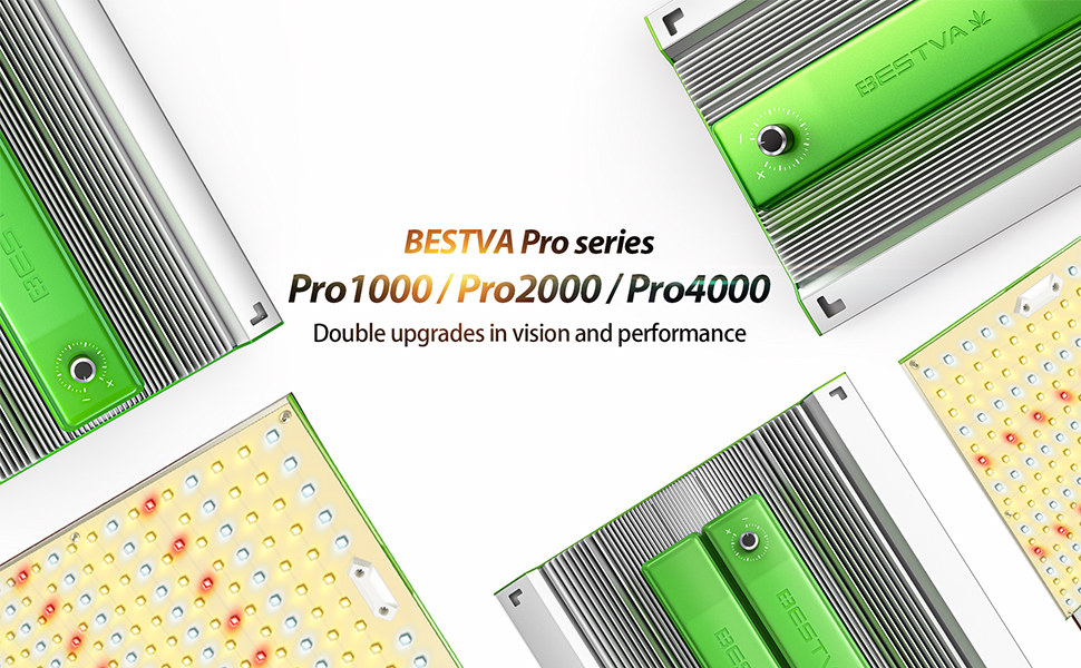 BESTVA Dimmable Pro4000W LED Grow Light Built in High Yield Diodes and MeanWell Driver Full Spectrum Grow Lamp for 4x4ft Coverage Greenhouse Hydroponic Indoor Plants Veg and Flower 9 BESTVA Pro Series