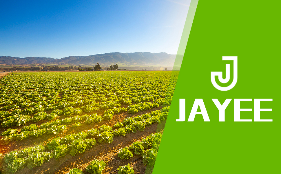JAYEE 24P Drip Irrigation Fittings Kit for 1/2" Tubing (.600 ID), 17mm Parts- 6 Tees, 6 Couplings, 6 Elbows,6 End Cap Plugs- Barded Connectors for Rain Bird Pipe and Sprinkler Systems (24 Pieces Set) 9 1