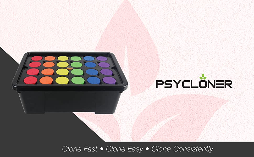 Psycloner Clone Machine, Hydroponics System, Cloner for Plant Cuttings 9 Psycloner 24 Site DWC Banner