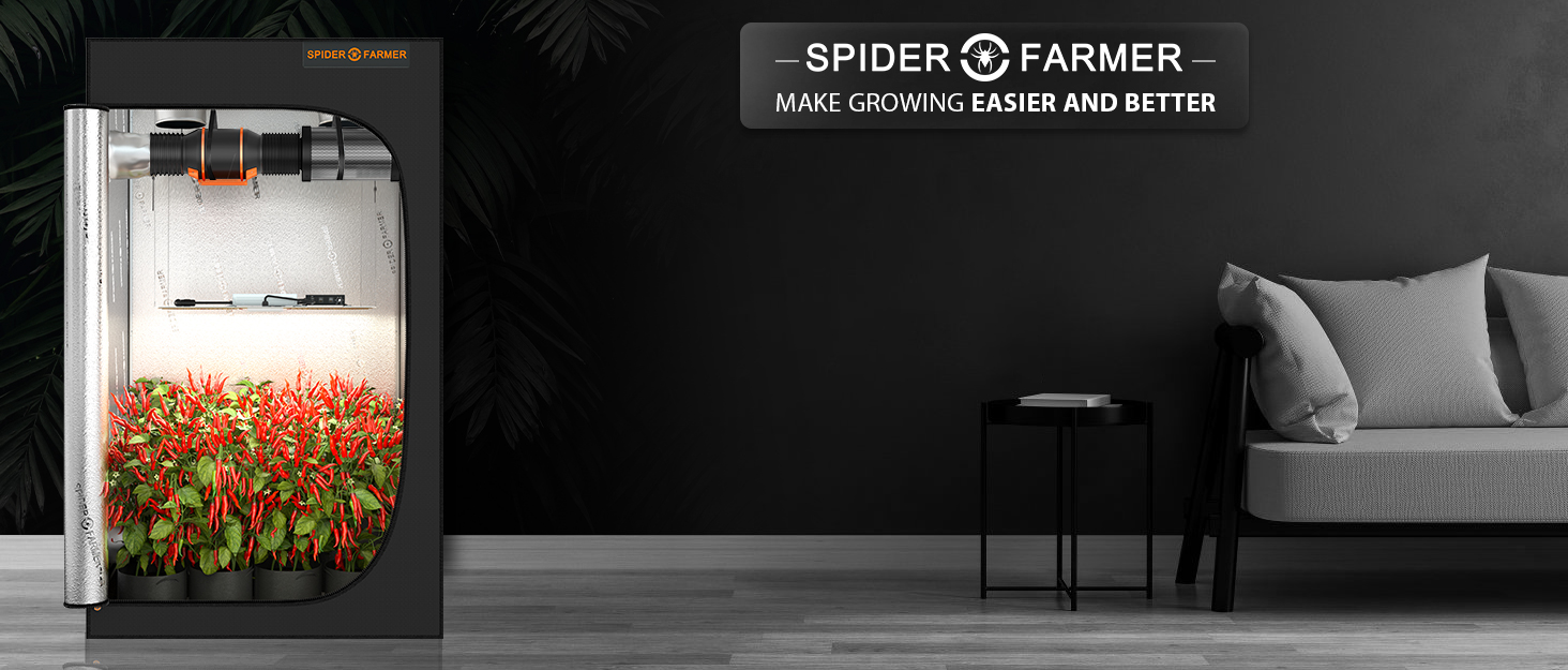 Spider Farmer 6 Inch Inline Fan Carbon Filter Ducting Kit 10 SPIDER FARMER